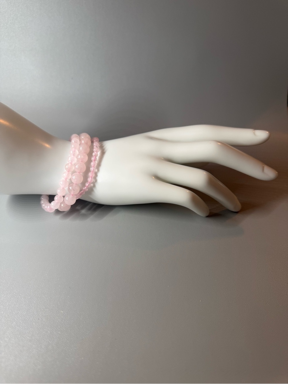 Pink Beaded Stretch Bracelet Set - Women Jewelry